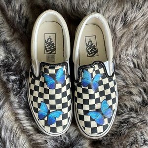 Vans Checkered Black and White